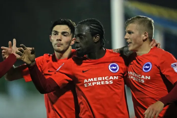 Framed Print : Brighton & Hove Albion U23s Take on AFC Wimbledon in EFL Trophy Clash (06DEC16) Framed Print : Brighton & Hove Albion U23s Take on AFC Wimbledon in EFL Trophy Clash (06DEC16)