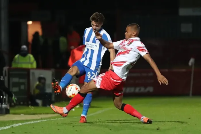 Framed Print : Brighton & Hove Albion U23s Gear Up for EFL Trophy Showdown against Stevenage (04OCT16) Framed Print : Brighton & Hove Albion U23s Gear Up for EFL Trophy Showdown against Stevenage (04OCT16)