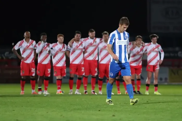 Framed Print : Brighton & Hove Albion U23s Gear Up for EFL Trophy Showdown against Stevenage (4th October 2016) Framed Print : Brighton & Hove Albion U23s Gear Up for EFL Trophy Showdown against Stevenage (4th October 2016)