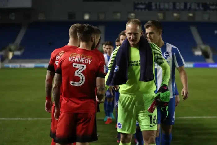 Framed Print : Brighton & Hove Albion U23s vs Leyton Orient: Checkatrade EFL Trophy Clash at American Express Community Stadium (November 8, 2016) Framed Print : Brighton & Hove Albion U23s vs Leyton Orient: Checkatrade EFL Trophy Clash at American Express Community Stadium (November 8, 2016)