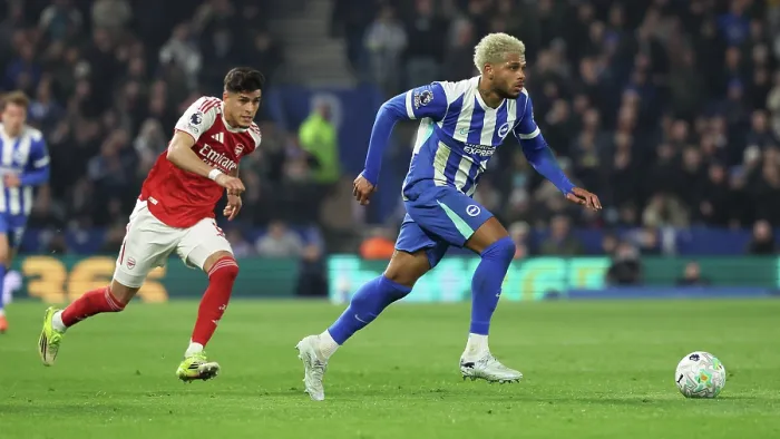 Framed Print : Brighton and Hove Albion v Arsenal Premier League 04MAR26 Framed Print : Brighton and Hove Albion v Arsenal Premier League 04MAR26