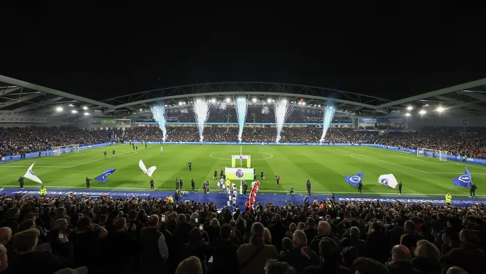 Framed Print : Brighton and Hove Albion v Arsenal Premier League 04MAR26 Framed Print : Brighton and Hove Albion v Arsenal Premier League 04MAR26