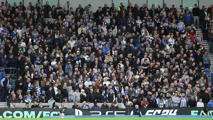 Framed Print : Brighton and Hove Albion v Arsenal Premier League 06APR24 Framed Print : Brighton and Hove Albion v Arsenal Premier League 06APR24