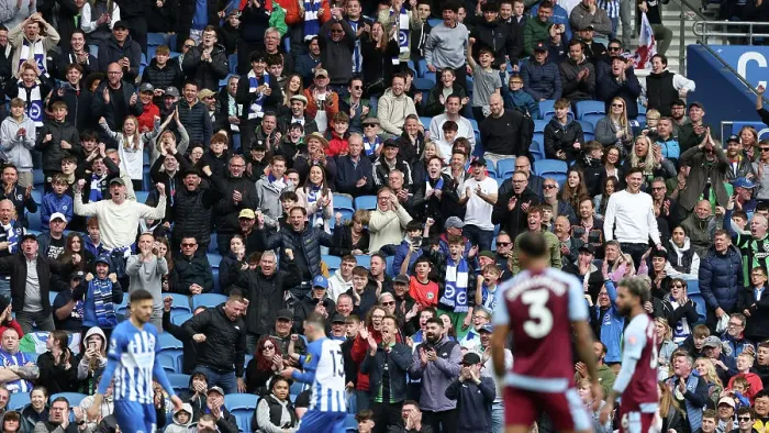 Framed Print : Brighton and Hove Albion v Aston Villa 05MAY24 Framed Print : Brighton and Hove Albion v Aston Villa 05MAY24