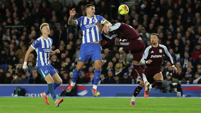 Framed Print : Brighton and Hove Albion v Aston Villa Premier League 03DEC25 Framed Print : Brighton and Hove Albion v Aston Villa Premier League 03DEC25
