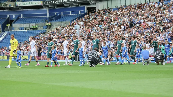 Framed Print : Brighton and Hove Albion v Bologna Premier League 15AUG26 Framed Print : Brighton and Hove Albion v Bologna Premier League 15AUG26