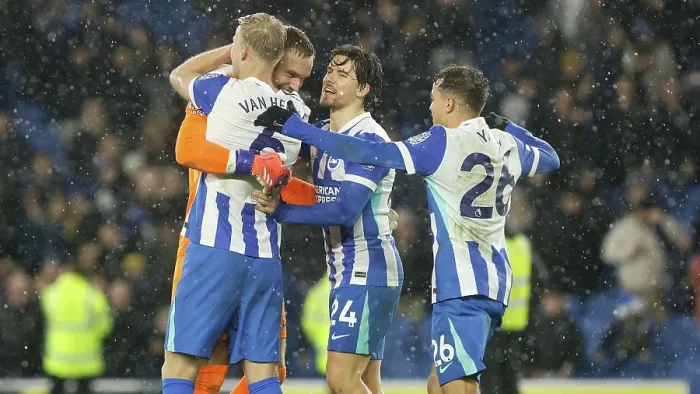 Framed Print : Brighton and Hove Albion v Brentford Premier League 22NOV25 Framed Print : Brighton and Hove Albion v Brentford Premier League 22NOV25