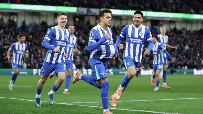 Framed Print : Brighton and Hove Albion v Burnley Premier League 03JAN26 Framed Print : Brighton and Hove Albion v Burnley Premier League 03JAN26