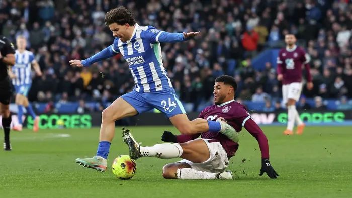 Framed Print : Brighton and Hove Albion v Burnley Premier League 03JAN26 Framed Print : Brighton and Hove Albion v Burnley Premier League 03JAN26
