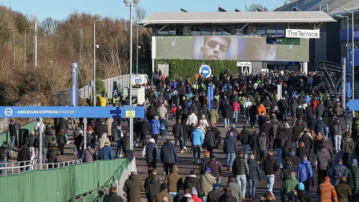 Framed Print : Brighton and Hove Albion v Burnley Premier League 03JAN26 Framed Print : Brighton and Hove Albion v Burnley Premier League 03JAN26
