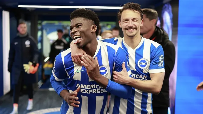 Framed Print : Brighton and Hove Albion v Chelsea Premier League 21APR26 Framed Print : Brighton and Hove Albion v Chelsea Premier League 21APR26