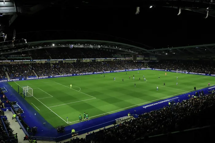Framed Print : Brighton and Hove Albion v Chelsea Premier League 21APR26 Framed Print : Brighton and Hove Albion v Chelsea Premier League 21APR26