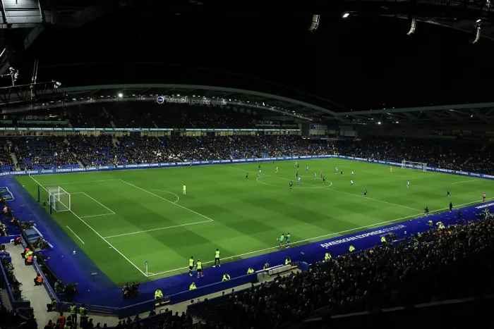 Framed Print : Brighton and Hove Albion v Chelsea Premier League 21APR26 Framed Print : Brighton and Hove Albion v Chelsea Premier League 21APR26