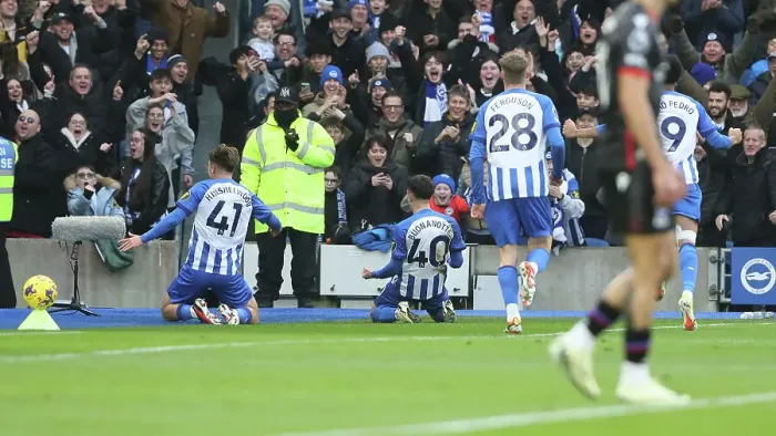 Framed Print : Brighton and Hove Albion v Crystal Palace Premier League 04FEB24 Framed Print : Brighton and Hove Albion v Crystal Palace Premier League 04FEB24