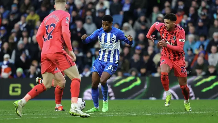 Framed Print : Brighton and Hove Albion v Everton Premier League 24FEB24 Framed Print : Brighton and Hove Albion v Everton Premier League 24FEB24