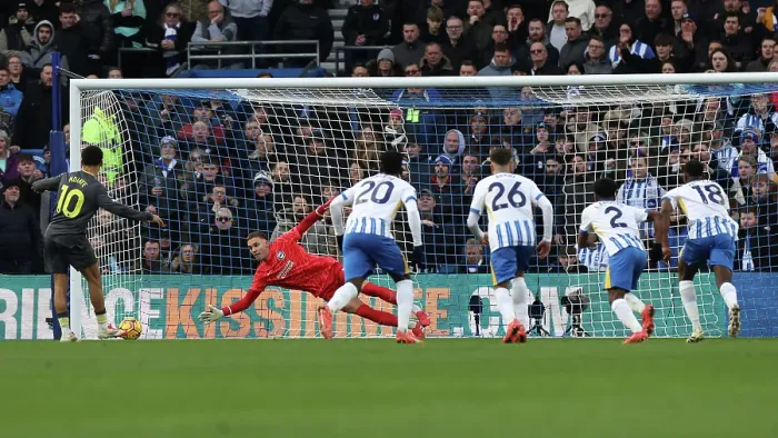 Framed Print : Brighton and Hove Albion v Everton Premier League 25JAN25 Framed Print : Brighton and Hove Albion v Everton Premier League 25JAN25