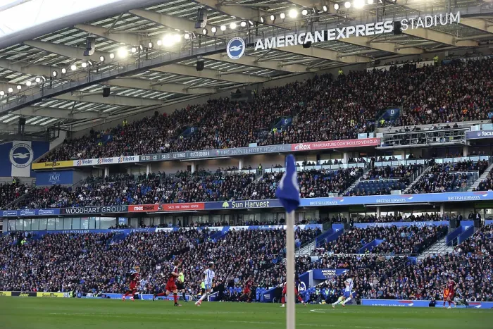 Framed Print : Brighton and Hove Albion v Fulham Premier League 08MAR25 Framed Print : Brighton and Hove Albion v Fulham Premier League 08MAR25