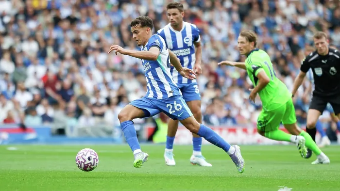 Framed Print : Brighton and Hove Albion v Fulham Premier League 16AUG25 Framed Print : Brighton and Hove Albion v Fulham Premier League 16AUG25