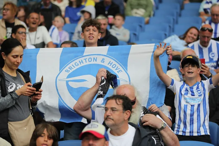 Framed Print : Brighton and Hove Albion v Fulham Premier League 16AUG25 Framed Print : Brighton and Hove Albion v Fulham Premier League 16AUG25