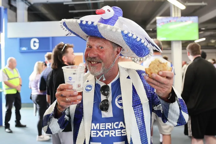 Framed Print : Brighton and Hove Albion v Fulham Premier League 16AUG25 Framed Print : Brighton and Hove Albion v Fulham Premier League 16AUG25
