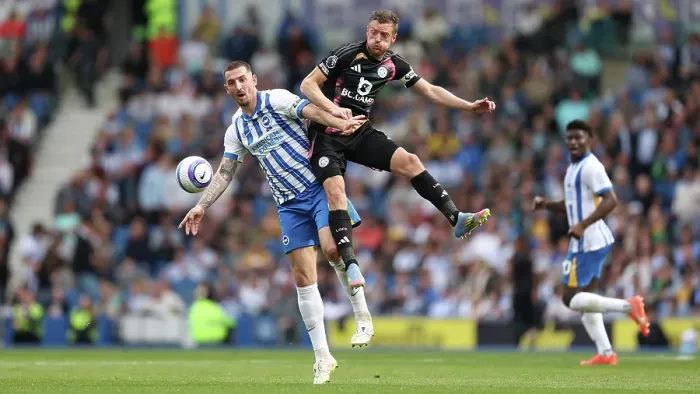 Framed Print : Brighton and Hove Albion v Leicester City Premier League 12APR25 Framed Print : Brighton and Hove Albion v Leicester City Premier League 12APR25