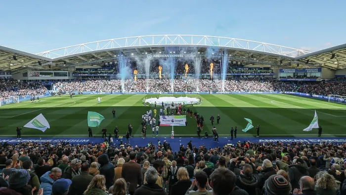 Framed Print : Brighton and Hove Albion v Liverpool Premier League 16MAR26 Framed Print : Brighton and Hove Albion v Liverpool Premier League 16MAR26