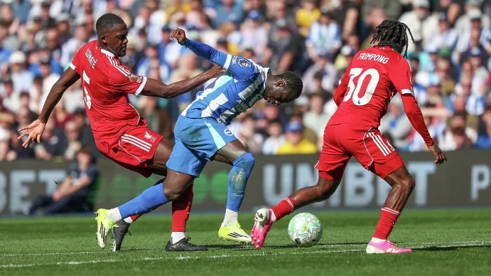 Framed Print : Brighton and Hove Albion v Liverpool Premier League 16MAR26