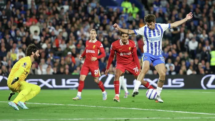 Framed Print : Brighton and Hove Albion v LIverpool Premier League 19MAY25 Framed Print : Brighton and Hove Albion v LIverpool Premier League 19MAY25