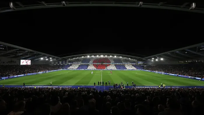 Framed Print : Brighton and Hove Albion v Manchester City Premier League 09NOV24 Framed Print : Brighton and Hove Albion v Manchester City Premier League 09NOV24