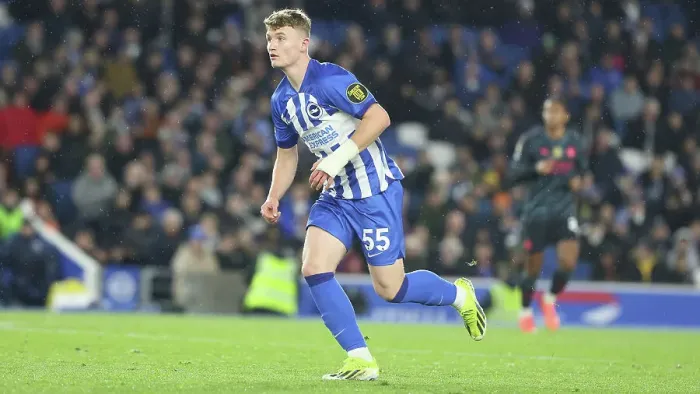 Framed Print : Brighton and Hove Albion v Manchester City Premier League 25APR24