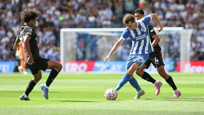 Framed Print : Brighton and Hove Albion v Manchester City Premier League 31AUG25 Framed Print : Brighton and Hove Albion v Manchester City Premier League 31AUG25