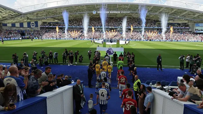 Framed Print : Brighton and Hove Albion v Manchester United Premier League 19MAY24 Framed Print : Brighton and Hove Albion v Manchester United Premier League 19MAY24