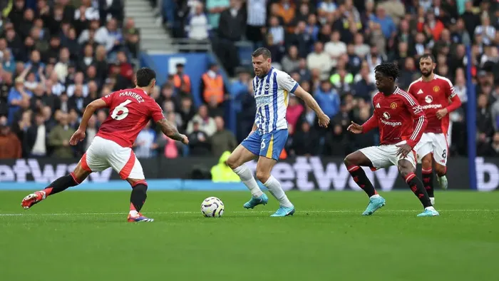 Framed Print : Brighton and Hove Albion v Manchester United Premier League 24AUG24 Framed Print : Brighton and Hove Albion v Manchester United Premier League 24AUG24