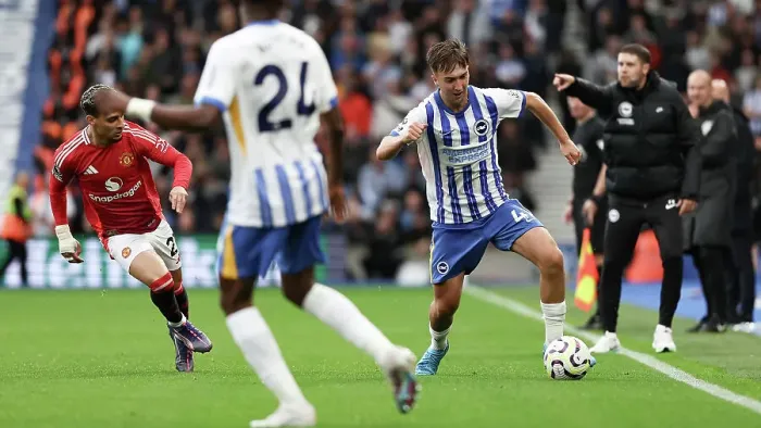 Framed Print : Brighton and Hove Albion v Manchester United Premier League 24AUG24 Framed Print : Brighton and Hove Albion v Manchester United Premier League 24AUG24