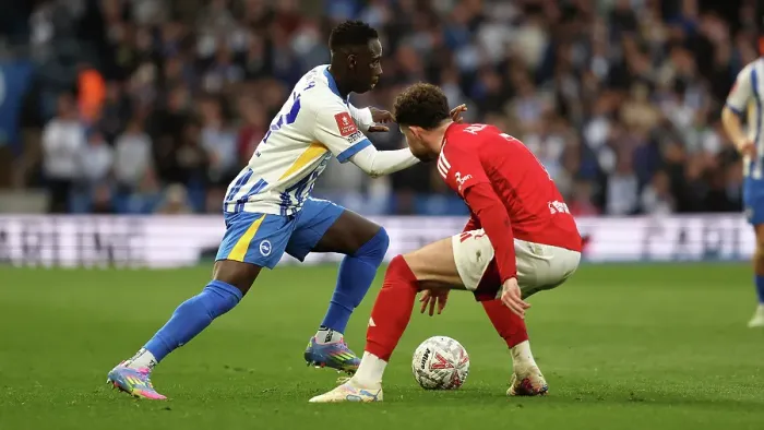 Framed Print : Brighton and Hove Albion v Nottingham Forest FA Cup quarter final 29MAR25 Framed Print : Brighton and Hove Albion v Nottingham Forest FA Cup quarter final 29MAR25