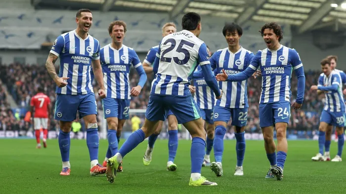 Framed Print : Brighton and Hove Albion v Nottingham Forest Premier League 01MAR26 Framed Print : Brighton and Hove Albion v Nottingham Forest Premier League 01MAR26
