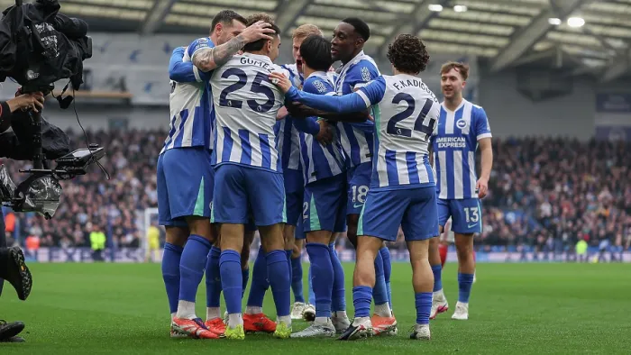 Framed Print : Brighton and Hove Albion v Nottingham Forest Premier League 01MAR26 Framed Print : Brighton and Hove Albion v Nottingham Forest Premier League 01MAR26