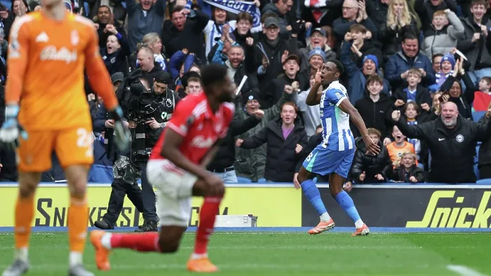 Framed Print : Brighton and Hove Albion v Nottingham Forest Premier League 01MAR26 Framed Print : Brighton and Hove Albion v Nottingham Forest Premier League 01MAR26