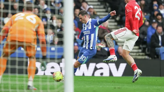 Framed Print : Brighton and Hove Albion v Nottingham Forest Premier League 01MAR26 Framed Print : Brighton and Hove Albion v Nottingham Forest Premier League 01MAR26