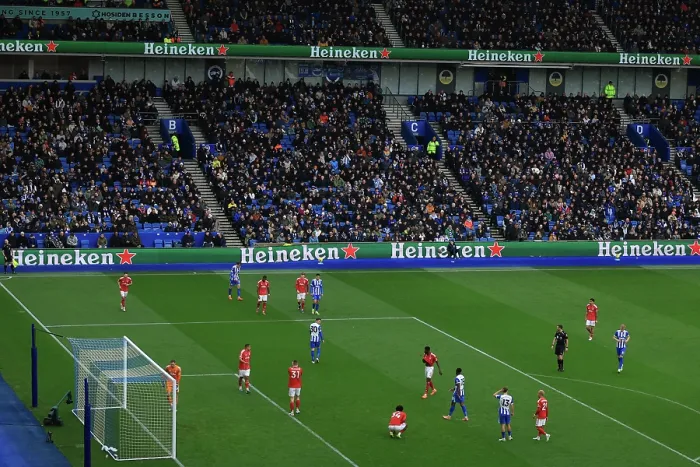 Framed Print : Brighton and Hove Albion v Nottingham Forest Premier League 01MAR26 Framed Print : Brighton and Hove Albion v Nottingham Forest Premier League 01MAR26