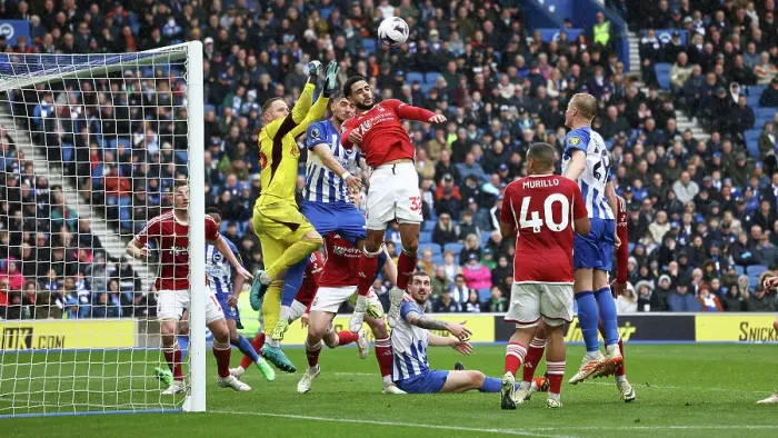 Framed Print : Brighton and Hove Albion v Nottingham Forest Premier League 10MAR24 Framed Print : Brighton and Hove Albion v Nottingham Forest Premier League 10MAR24