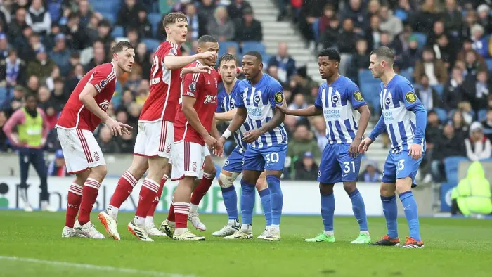 Framed Print : Brighton and Hove Albion v Nottingham Forest Premier League 10MAR24 Framed Print : Brighton and Hove Albion v Nottingham Forest Premier League 10MAR24