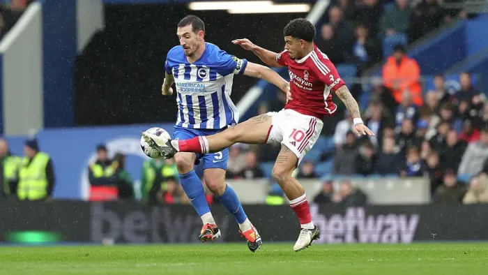 Framed Print : Brighton and Hove Albion v Nottingham Forest Premier League 10MAR24 Framed Print : Brighton and Hove Albion v Nottingham Forest Premier League 10MAR24