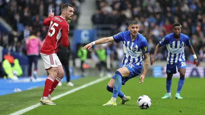 Framed Print : Brighton and Hove Albion v Nottingham Forest Premier League 10MAR24 Framed Print : Brighton and Hove Albion v Nottingham Forest Premier League 10MAR24