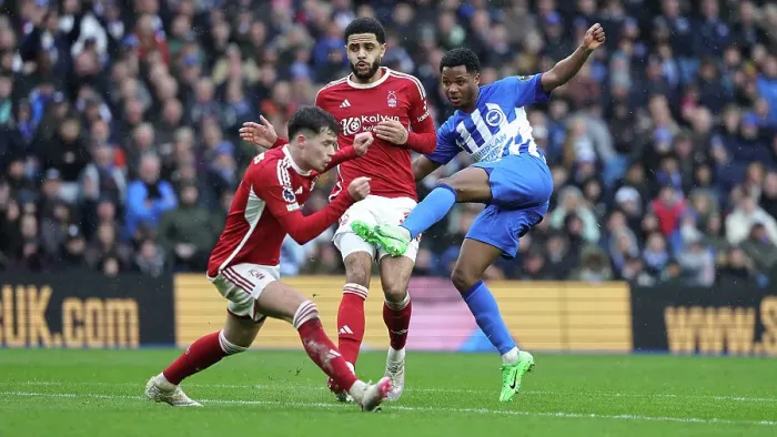 Framed Print : Brighton and Hove Albion v Nottingham Forest Premier League 10MAR24 Framed Print : Brighton and Hove Albion v Nottingham Forest Premier League 10MAR24