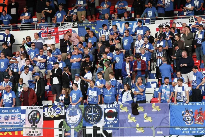 Framed Print : Brighton and Hove Albion v Roma Europa Conference League Play-off 20AUG26 Framed Print : Brighton and Hove Albion v Roma Europa Conference League Play-off 20AUG26