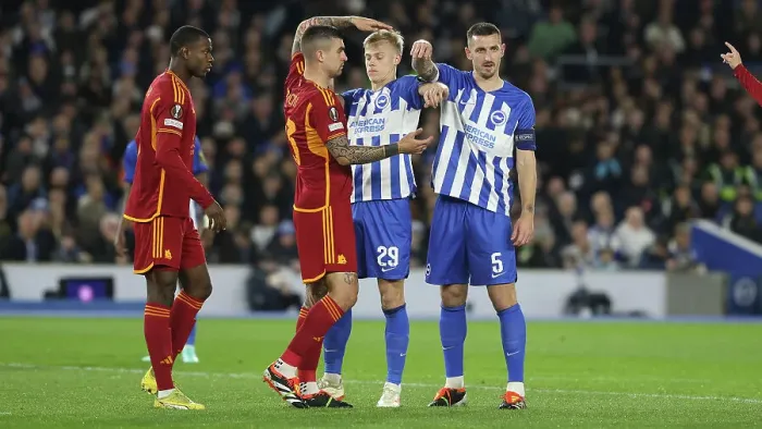 Framed Print : Brighton and Hove Albion v AS Roma Europa League - Round of 16, leg 2 of 2 14MAR24 Framed Print : Brighton and Hove Albion v AS Roma Europa League - Round of 16, leg 2 of 2 14MAR24