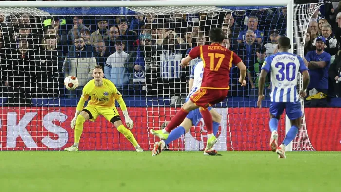 Framed Print : Brighton and Hove Albion v AS Roma Europa League - Round of 16, leg 2 of 2 14MAR24 Framed Print : Brighton and Hove Albion v AS Roma Europa League - Round of 16, leg 2 of 2 14MAR24