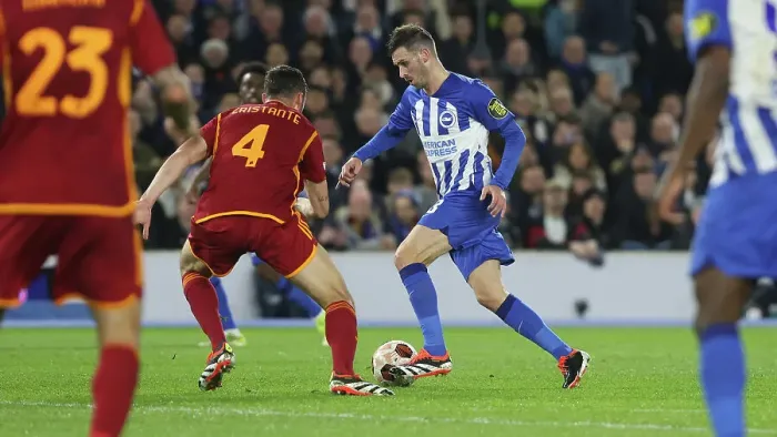 Framed Print : Brighton and Hove Albion v AS Roma Europa League - Round of 16, leg 2 of 2 14MAR24 Framed Print : Brighton and Hove Albion v AS Roma Europa League - Round of 16, leg 2 of 2 14MAR24