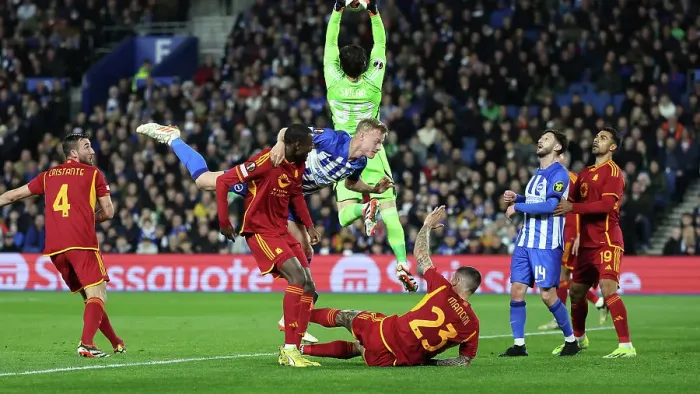 Framed Print : Brighton and Hove Albion v AS Roma Europa League - Round of 16, leg 2 of 2 14MAR24 Framed Print : Brighton and Hove Albion v AS Roma Europa League - Round of 16, leg 2 of 2 14MAR24